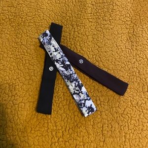 Lululemon set of 3 headbands